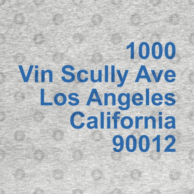 Vin Scully Avenue Los Angeles California 90012 by Chiko&Molly